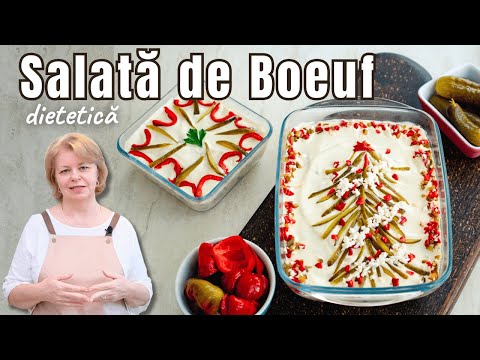 Mănânci Fără Griji de Crăciun! 🥗 Salată de Boeuf Light cu Maioneză Dietetică și Legume Echilibrate