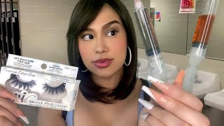 ASMR Sketchy Foreign Exchange Student Gives U $5 Lash Growth Injections + Does Your Lashes (accent)