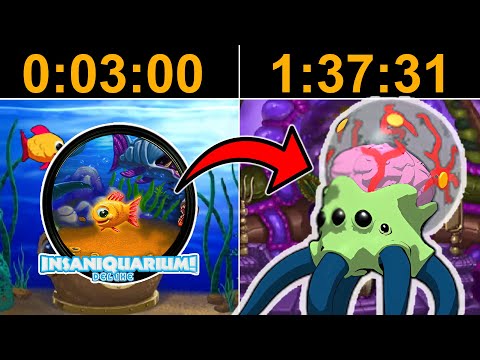 เจ้าของตู้ปลาที่เล่นเกมเร็วที่สุดในโลก | Insaniquarium Deluxe Speedrun Reaction