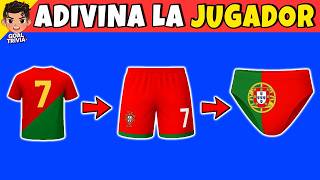 QUIZ del fútbol🐐️🏆Adivina el jugador por Emoji, Camiseta y momentos del futbolista | Ronaldo,Messi