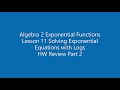 Solving Exponential Equations with Logs: Key Concepts and Techniques