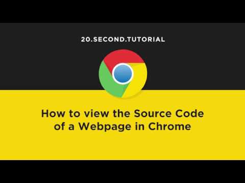 shortcut for view the source code on a mac google chrome