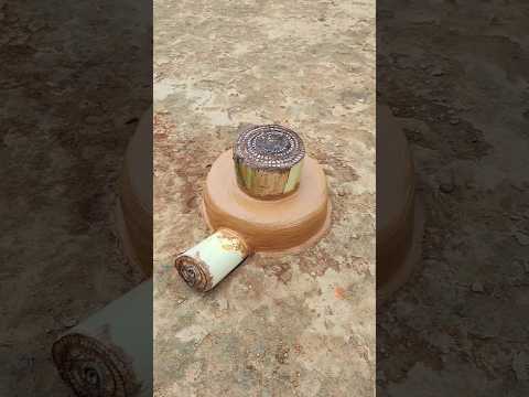 Banana tree and clay stove at home || Satisfying mitti ka chulha #shorts