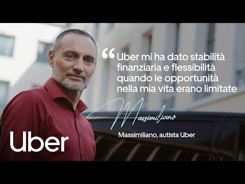 Massimiliano ha trovato la sicurezza finanziaria grazie a Uber | Uber