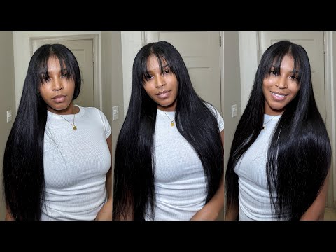 100% Recommend! Super Natural Bundles Sleek Quick Weave Tutorial For Beginners|UNice Hair