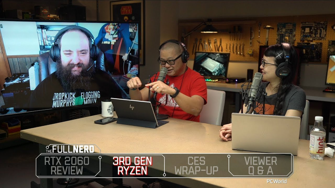 RTX 2060 review, 3rd gen Ryzen news, and best of PCs at CES 2019 - The Full Nerd Ep. 81