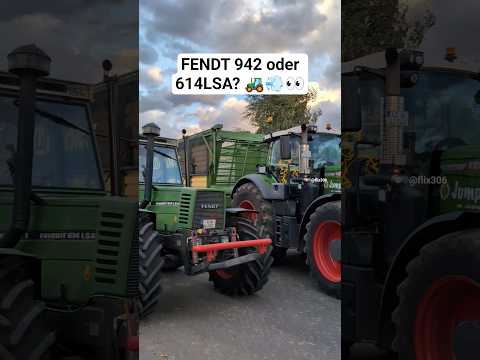 Alt oder neu?πππ¨ #fendt #614lsa #942 #oldtimer #agriculture #tractor #landwirtschaft #farmlife #farm