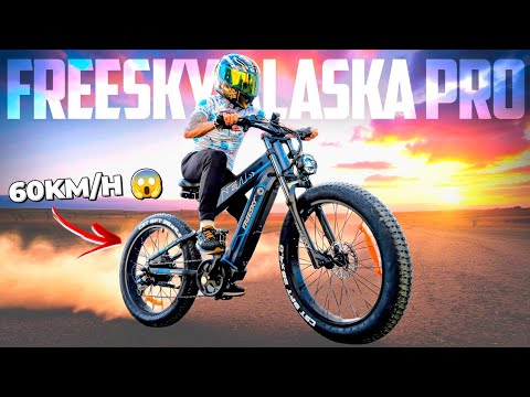 SURREAL! 😱 a MELHOR Bicicleta Elétrica que já Testei! FREESKY Alaska PRO M-520