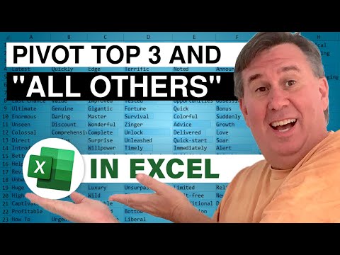 Excel Pivot Table Top 3 And Then All Others 2683