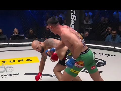 KSW 100: AREK WRZOSEK BRUTALNIE NOKAUTUJE RYWALA W 25 SEKUND! CO ZA WYSTĘP!