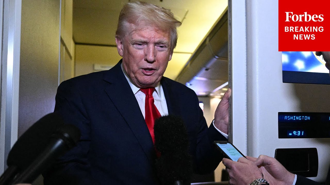 Trump Pressed By Reporter For Tariff Policy Toward Semiconductors