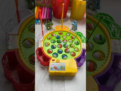 Vamos brincar de pescar! #brincadeiras #brinquedos