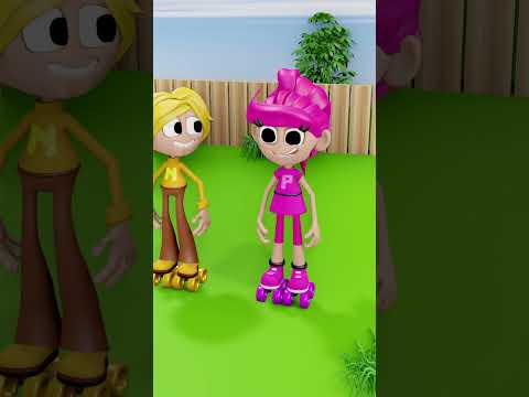 F N and P Funny Roller Skating Fail #shorts