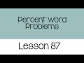 Percent Word Problems Challenge