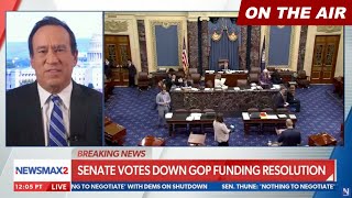 Bobby Eberle on Newsmax -- Government Shutdown Continues