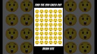 FIND THE ODD EMOJI OUT | BRAIN SITE