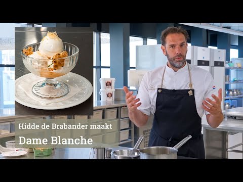 Hidde de Brabander maakt een klassieke Dame Blanche