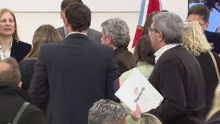 1000 Aulas: Pullaro encabeza el acto de firma de convenios para la construcción de más aulas