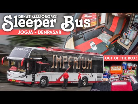 JOGJA - BALI SLEEPER BUS PALING WAH ! MTrans Imperium Sleeper Bus Mewah (1)