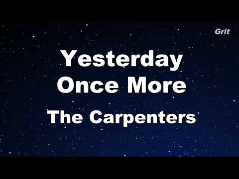 Yesterday Once More – Carpenters Karaoke【No Guide Melody】