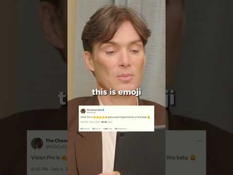 Cillian Murphy can't read emojis 😂
