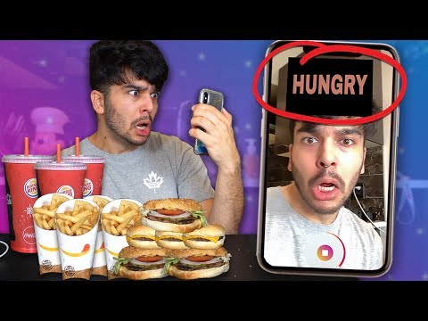 Letting INSTAGRAM FILTERS Control My Life for 24 Hours! (FOOD CHALLENGE)