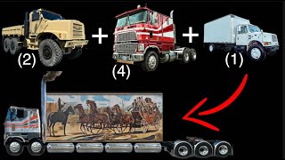 Combining Parts From 8 Different Trucks to Create the Ultimate HeavyHaul ToterHome