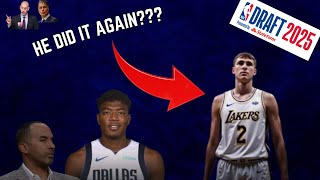 His MYSTERIOUS master plan EXPLAINED! | 2025 NBA Mock Draft