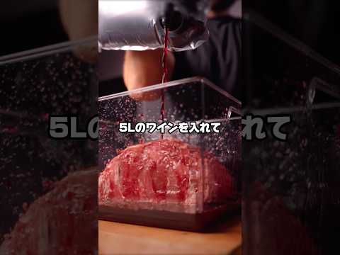 24時間ステーキ肉にワインをつけると　#ステーキ #雑学