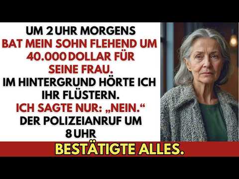 Um 2 Uhr bat mein Sohn um 40 000 Dollar – der Polizeianruf am Morgen enthüllte die Wahrheit