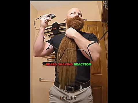 🔥👍#prank #reaction #beardshaving