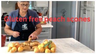 Gluten free peach e scones