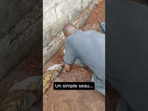 Le seau qui révolutionne les canalisations