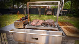 Frist Cook on the Prokan Infinity Argentine BBQ Grill Island!