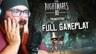 THE BACKSTAGE IS AMAZING! Little Nightmares 3 The Backstage FULL GAMEPLAY