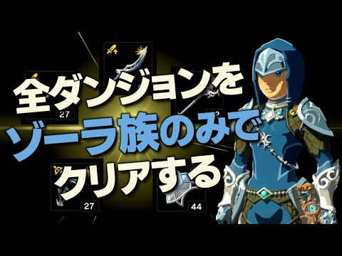 オールダンジョン装備縛り攻略解説『ゾーラ族編』【ゼルダの伝説 ブレス オブ ザ ワイルド】