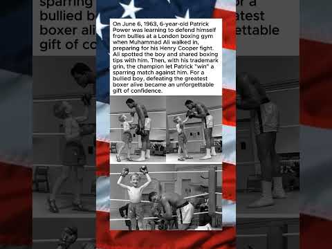 MUHAMMAD ALI LET BULLIED BOY WIN FIGHT😇