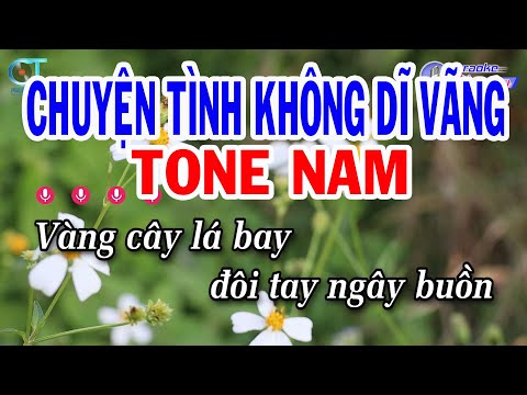 Karaoke Chuyện Tình Không Dĩ Vãng Tone Nam ( Em ) Nhạc Sống Đồng Sen