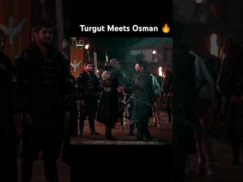 Finally Osman Meets Turgut Osman🔥|Hugged Turgut Osman X Turgut 🫂| It's Adnan🎯 #kurulusosman #turgut