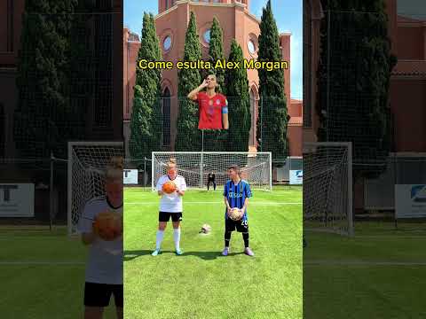 Come esultano i calciatori?⚽️ #shorts #calcio #challenge