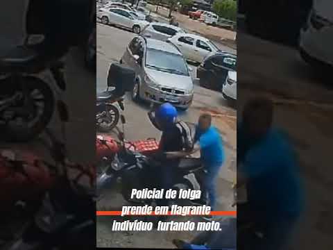 Policial De Folga Surpreende Peba Ladrão #peba #ladrão #policiamilitar #ação #fatalframe