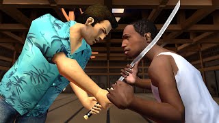 Tommy Vercetti VS Carl Johnson - The Legendary Battle - GTA SA