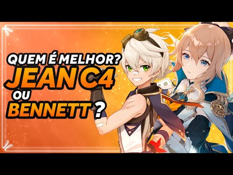 QUEM é MELHOR? BENNETT ou JEAN C4 com DPS ANEMO?  | GENSHIN IMPACT