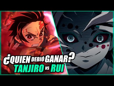 TANJIRO VS RUI - ¿QUIEN DEBIÓ GANAR? I Demon Slayer (Nueva serie)