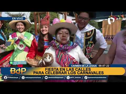 Con bailes y mucha alegría: vecinos celebran lanzamiento del III Carnaval Carmelino 2025