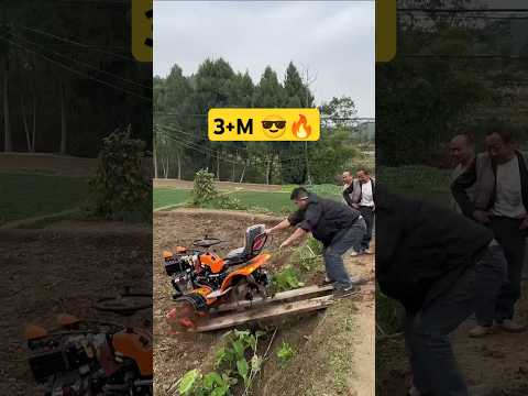 "Cultivator "Deep plow" Ride-on rotary cultivator. #foryou #viralvideo #viralshorts