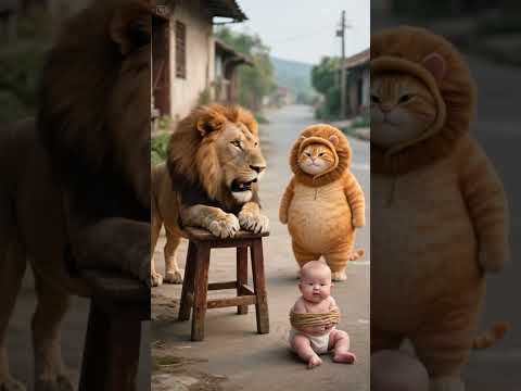 🐱The Clever Orange Cat Saved a Baby Today👶💥 #funny #cat #baby #rescue #funnyvideo #catlovers