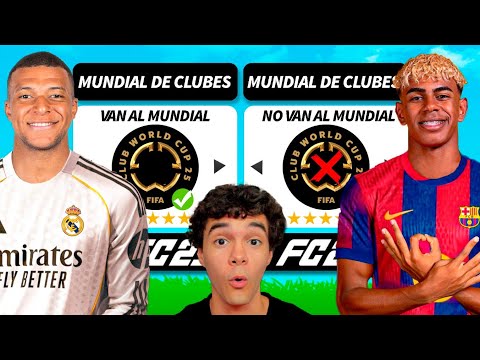¡JUGADORES QUE VAN AL MUNDIAL DE CLUBES VS LOS QUE NO!
