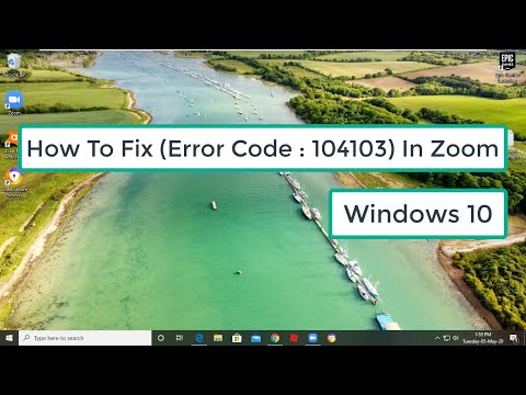 Zoom Error Code 1003 07 21