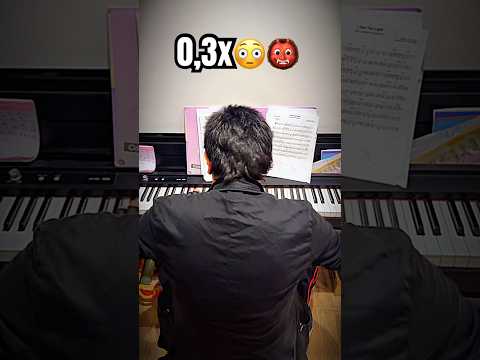 No PONGAS el AUDIO en 0,3x👹🎹 #shorts